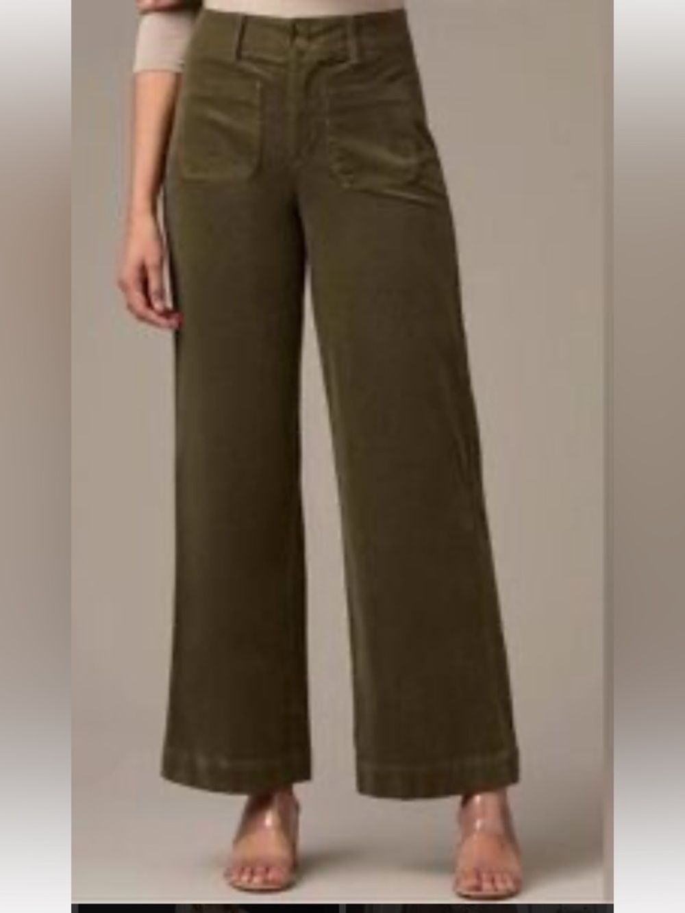 New Elie Tahari Olive Corduroy Pants size 2 ( S )